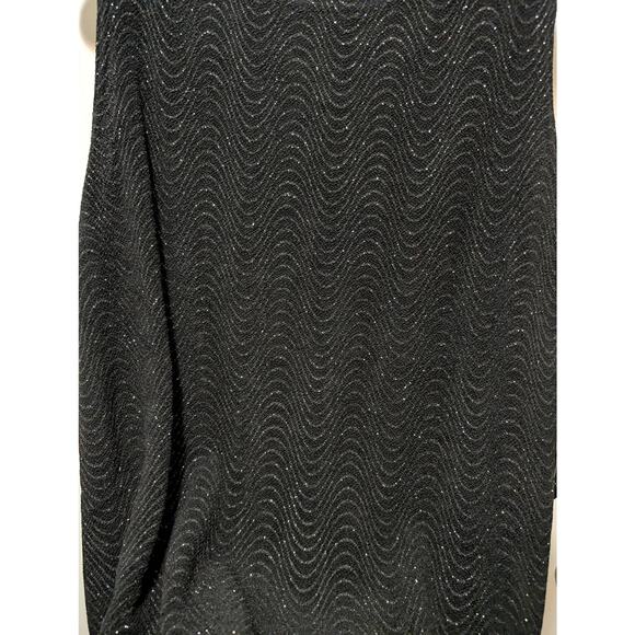 Ronnie Nicole by Ouida Women's 12 Sparkle Sleeveless Black Tank Top Shirt - Picture 3 of 7